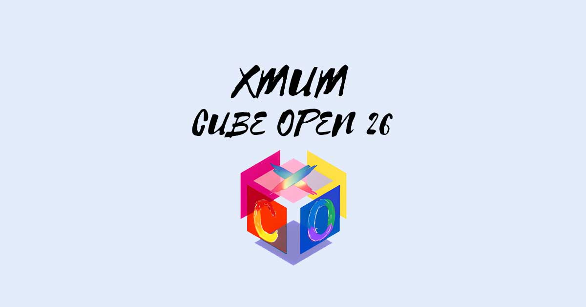 XMUM Cube Open 2026 | OnyxCubes.com
